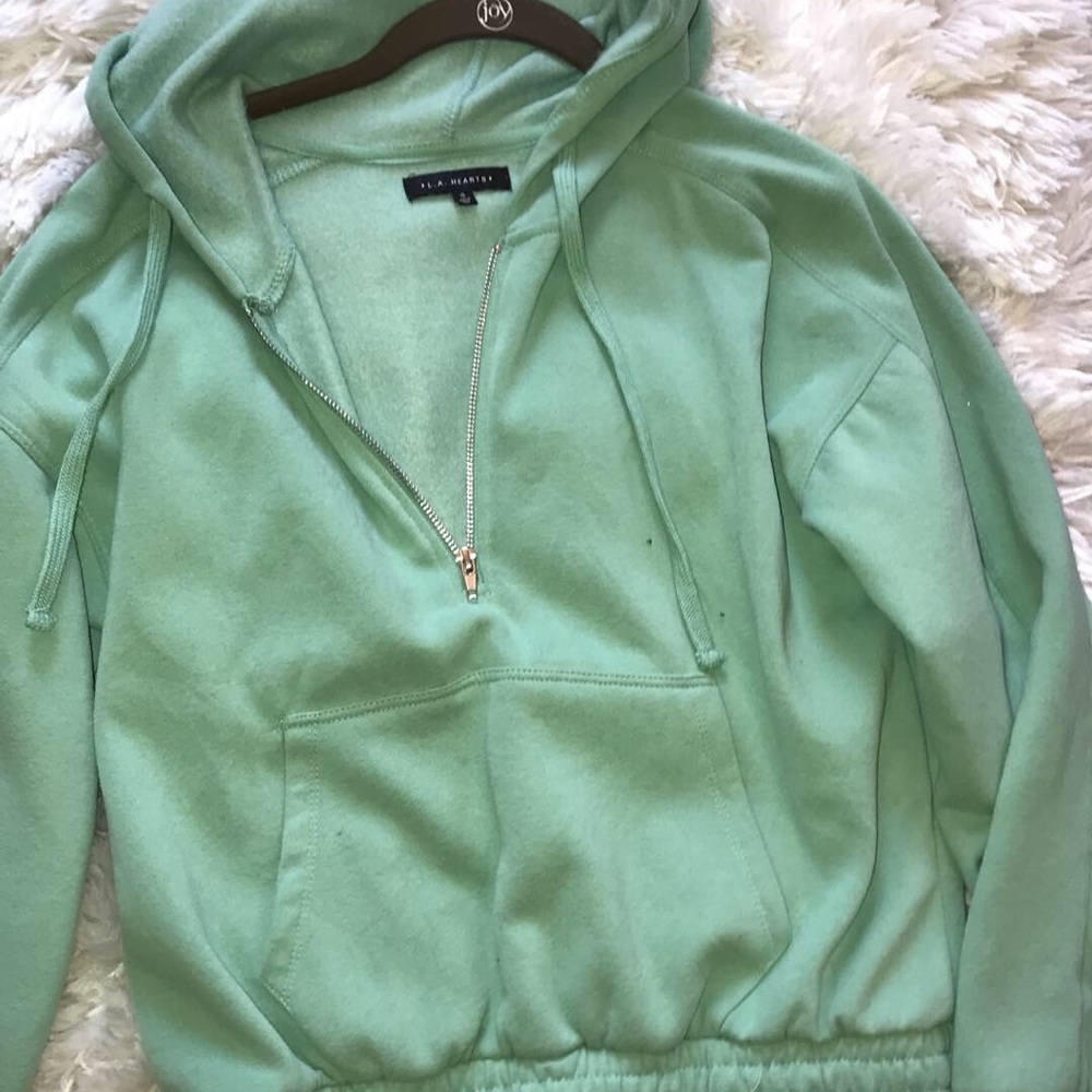 LA hearts (pacsun) zip up hoodie